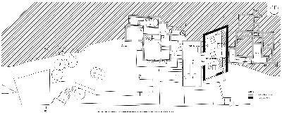 Spojení rodinných domů a vstupní objekt Hradištko